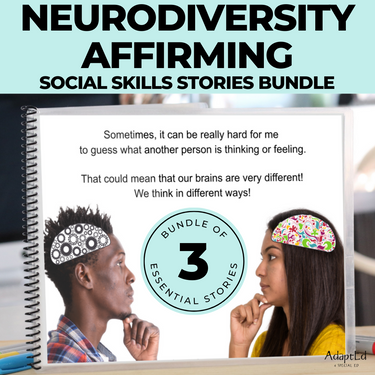 Neurodiversity Affirming Bundle: Collection of 3: Editable (Printable PDF )